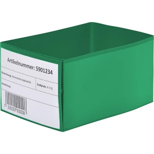 Palettenfußbanderolen, mit aufgesetzten Taschen, grün, VE 50 Stk, ab 2 VE kaiserkraft