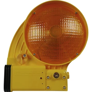 Schake Luz de aviso , saída da luz de um lado, amarelo, Luz de aviso, saída da luz de um lado, amarelo. Remoção lateral patenteada da bateria.