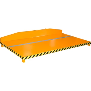 eurokraft pro Plataforma de transporte RGP , CxLxA 1540 x 2500 x 375 mm, amarelo alaranjado, Plataforma de transporte RGP, CxLxA 1540 x 2500 x 375 mm,