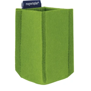 magnetoplan Stifteköcher magnetoTray, SMALL, HxBxT 100 x 60 x 60 mm, grün, ab 10 Stk
