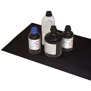 asecos Antirutschmatte, für Vertikalauszugsschrank, HxBxT 1,5 x 305 x 705 mm, Gummi
