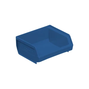 Sichtlagerkasten aus Polypropylen, LxBxH 96 x 105 x 45 mm, VE 20 Stück, blau kaiserkraft