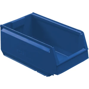 Sichtlagerkasten aus Polypropylen, LxBxH 350 x 206 x 150 mm, VE 16 Stück, blau kaiserkraft