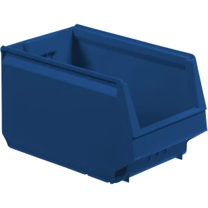 Sichtlagerkasten aus Polypropylen, LxBxH 350 x 206 x 200 mm, VE 8 Stück, blau kaiserkraft