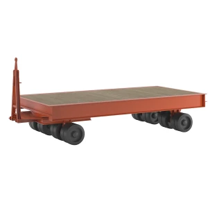 kaiserkraft Reboque para cargas pesadas, 32 t, direção por travessa giratória, superfície de carga 4,0 x 2,0 m, Reboque para cargas pesadas, 32 t,