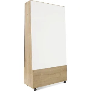 kaiserkraft Quadro branco móvel NATURAL, versão PRO - chapa de aço, revestida, LxA do quadro 1000 x 1500 mm, Quadro branco móvel NATURAL, versão PRO -