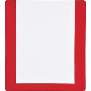 kaiserkraft Bolsa de marcação de pavimento, com tiras autocolantes, embalagem de 10 unid., A4, caixilho vermelho, Bolsa de marcação de pavimento, com