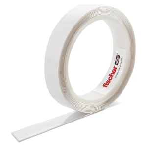 fischer Montageband, Länge 3 m, Breite 19 mm, VE 5 Stk, transparent