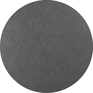 eurokraft basic Placa acústica para teto, feltro em PET , Ø 1200 mm, forma redonda, cinzento escuro, a partir de 10 unid., Placa acústica para teto,