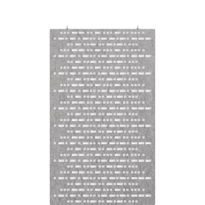 eurokraft basic Painel acústico para montagem no teto , AxL 2000 x 1200 mm, suspenso, cinzento claro, a partir de 10 unid., Painel acústico para