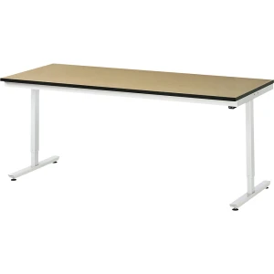 RAU Arbeitstisch, elektrisch höhenverstellbar - Tragkraft 150 kg, MDF-Platte, Höhe 720 - 1120 mm, BxT 2000 x 800 mm