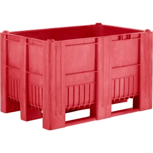 Palettenbox, Volumen 470 l, rot kaiserkraft
