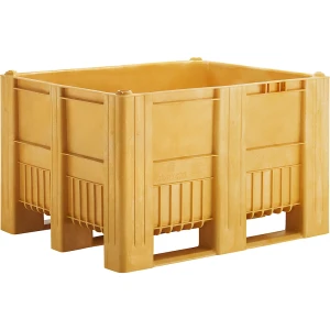 kaiserkraft Palote, capacidade 610 l, amarelo, a partir de 10 unid., Palote, capacidade 610 l, amarelo, a partir de 10 unid. Fundido numa única peça,
