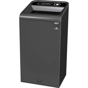 Rubbermaid Wertstoffsammler Configureâ„¢, verzinkter Stahl, Volumen 125 l, schwarz
