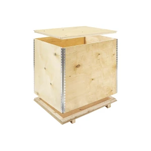 ratioform economy Holzfaltkiste, mit Kufen, Außen-LxBxH 755 x 595 x 727 mm, ab 5 Stk