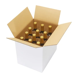 ratioform Weinflaschenkarton 12er, mit Automatikgefache, mit Automatikgefache, ab 100 VE