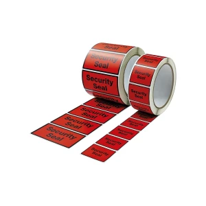 ratioform Sicherheitssiegeletiketten aus PE-Folie, 500 Etiketten pro Rolle, LxB 40 x 30 mm, ab 10 Stk