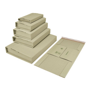 ratioform terra Graspapier-Universalverpackung, grüngrau, LxB 325 x 250 mm, ab 12 Stk