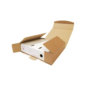 ratioform terra Ordner-Pack, mit Steckverschluss, LxBxH 320 x 290 x 75 mm, braun, ab 200 Stk