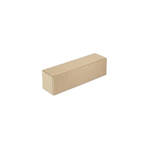 ratioform Flaschen-Geschenkkarton, offene Welle, für 1 Flasche, natur, ab 20 Stk