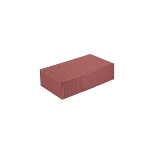 ratioform Flaschen-Geschenkkarton, offene Welle, für 2 Flaschen, bordeaux, ab 80 Stk