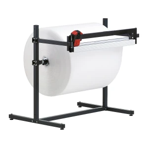 Abrollständer für Folie, Papier, Wellpappe, für Rollenbreite 1600 mm, feststehend, H 1165 mm kaiserkraft