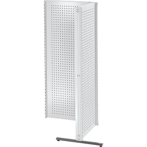ANKE Industrie-Trennwandsystem, Eck-Kombination, rechtsseitig, 90°, lichtgrau