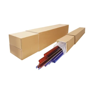 ratioform Teleskopverpackung, 2-teilig, höhenverstellbar, LxBxH 200 x 190 x 1700 mm, 2-wellig, ab 50 Stk