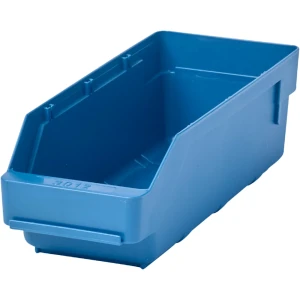 STEMO Regalkasten aus hochschlagfestem Polypropylen, blau, LxBxH 300 x 118 x 95 mm, VE 30 Stk