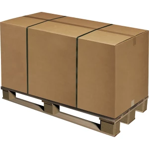 ratioform terra Palettencontainer, braun, Innenmaße 1185 x 780 x 540 mm, 2-wellig, ab 20 Stk