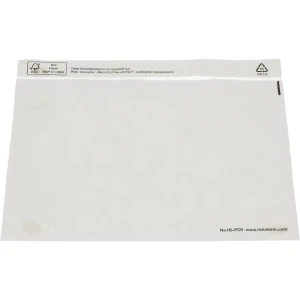 ratioform Bolsas para documentos recicladas , sem impressão, embalagem de 250 unid., CxL 240 x 185 mm, a partir de 5 UE, Bolsas para documentos