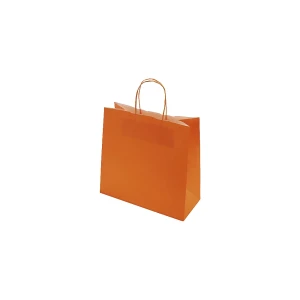ratioform Papiertragetasche FRESH, orange, LxBxH 250 x 110 x 240 mm, 100 g/m², VE 250 Stk, ab 10 VE