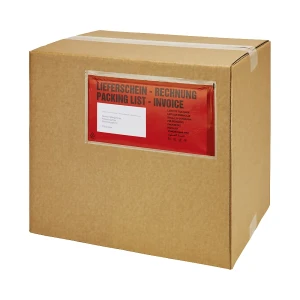 ratioform Bolsas para documentos , impressão de guia de remessa - fatura, embalagem de 1000 unid., CxL 235 x 125 mm, a partir de 5 UE, Bolsas para