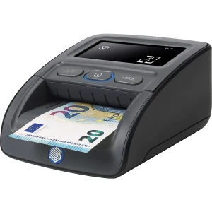 Safescan Aparelho de verificação de notas 155-S, automático , 7 níveis de deteção de notas falsas, moeda EUR, CHF, GBP, SEK, NOK, DKK, Aparelho de