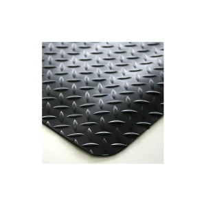 COBA Anti-Ermüdungsmatte DECKPLATE, Fixmaße, schwarz, 900 x 600 mm
