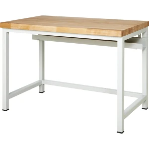 RAU Kabelwanne für Arbeitstische/Werkbänke, verstellbar, B x T x H 1250 - 2000 x 125 x 200 mm