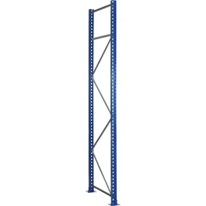 SCHULTE Palettenregal-Ständerrahmen, Stahl, Höhe 4500 mm, Stützrahmen-BxT 100 x 1100 mm