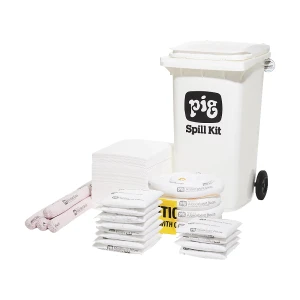PIG Kit de emergência móvel, médio , versão para óleo, absorve 168,3 l, Kit de emergência móvel, médio, versão para óleo, absorve 168,3 l. Absorve e