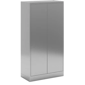 Edelstahl-Mehrzweckschrank, 4 Fachböden, HxBxT 1950 x 1000 x 500 mm kaiserkraft
