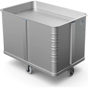 ZARGES Federbodenwagen W162, Aluminium, eloxiert, LxBxH 1058 x 698 x 811 mm
