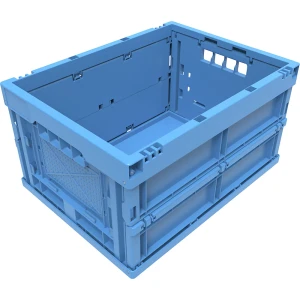 Faltbox aus Polypropylen, Volumen 22 l, blau kaiserkraft