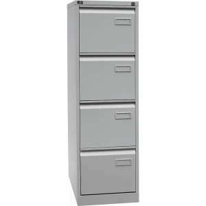 BISLEY Hängeregistraturschrank LIGHT, 1-bahnig, 4 Schübe, DIN A4, lichtgrau