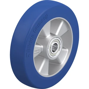 Blickle Roda para cargas pesadas ALBS , rolamento de esferas, Ø do eixo 20 mm, Ø da roda 200 mm, capacidade de carga 750 kg, Roda para cargas pesadas