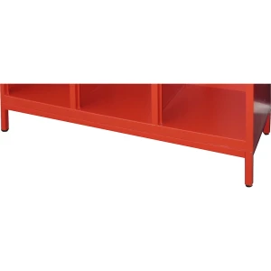 Pavoy Untergestell für Feuerwehrschrank, HxB 100 x 1230 mm, Mehrpreis