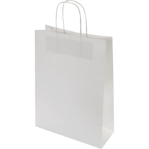 ratioform Papiertragetasche FRESH, weiß, LxBxH 320 x 230 x 100 mm, 100 g/m², VE 250 Stk, ab 10 VE