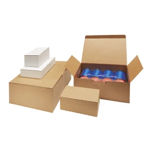 ratioform flow Blitzbox, braun, Innenmaße 346 x 243 x 39 mm, VE 20 Stk, ab 5 VE