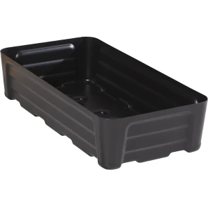 eurokraft pro PE-Kleingebinde-Universalwanne, ohne Gitterrost, Auffangvolumen 40 l