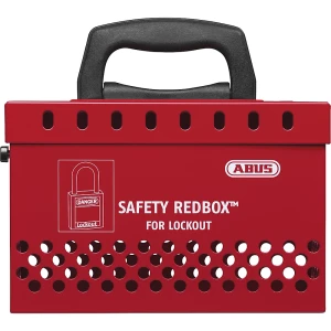 ABUS Safety Redbox B835 Gruppen Lockout Box, mit Wandhalter, rot