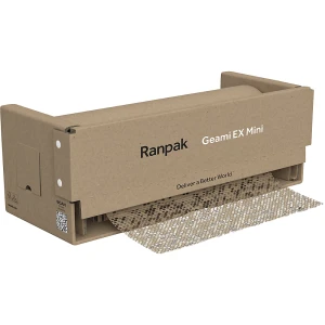 Papierpolster Geami EX Mini, Spenderbox, Länge 268 m, 80 g/m², braun kaiserkraft