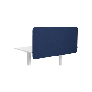 kaiserkraft Divisória acústica de mesa Softline Salsa, suspensa para baixo, altura 650 mm, têxtil, largura 1600 mm, azul, Divisória acústica de mesa